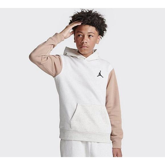 KIDS' JORDAN MJ ESSENTIALS PULLOVER HOODIE SIZE SMALL